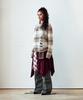 THEVINYLHOUSE Grunge Stripe Sweater Brown
