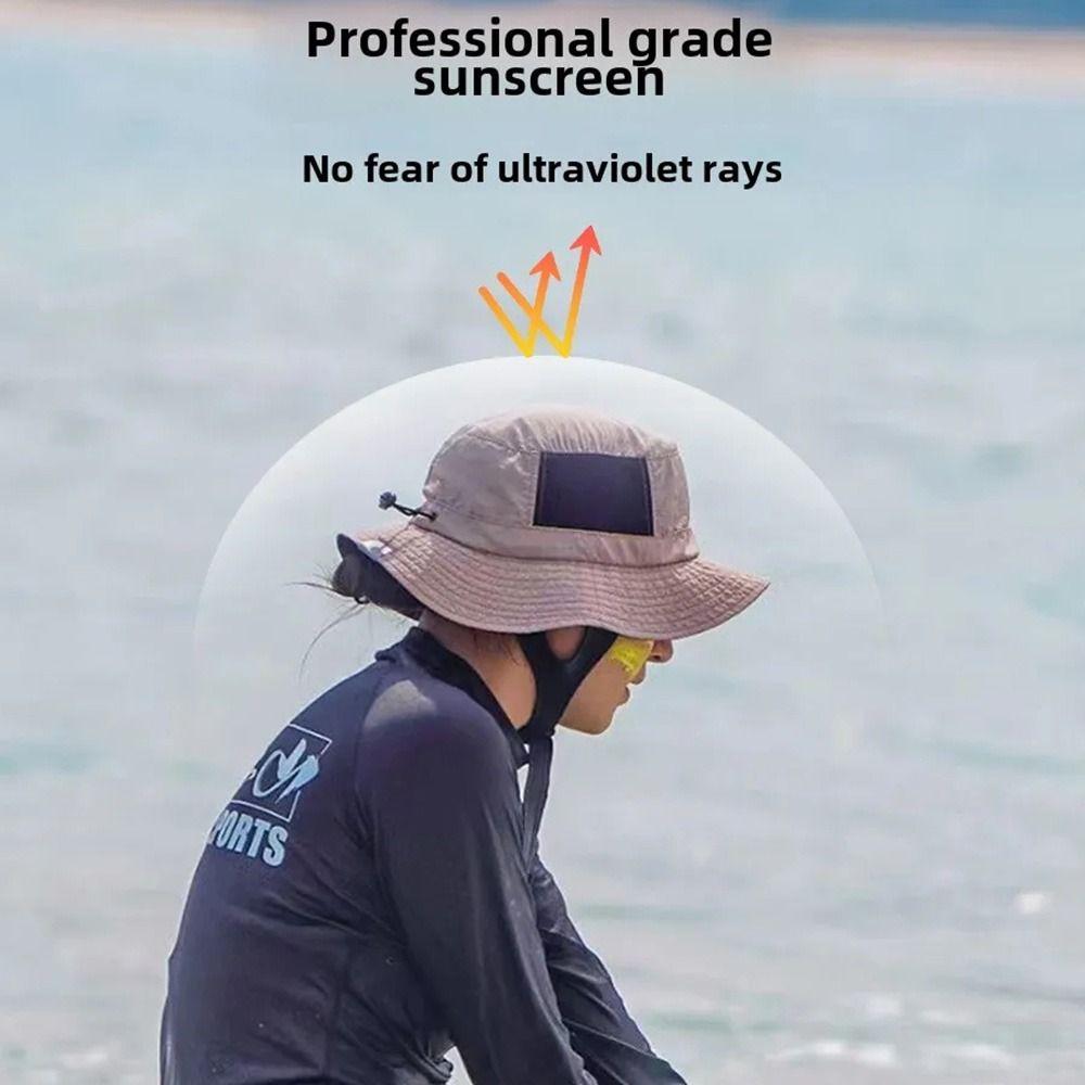 Breathable Sunscreen Fisherman Hat Mesh Summer Bucket Hat Beach Surf Cap  Camping