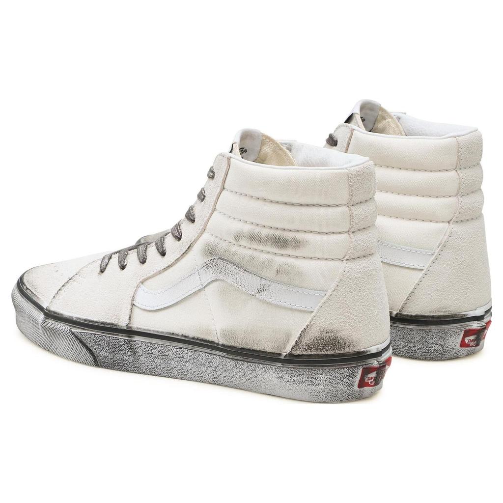 Vans Sk8 Comfortable Versatile Durable High-Top Skate Shoes Unisex Sneakers White VN0007NSWWW1