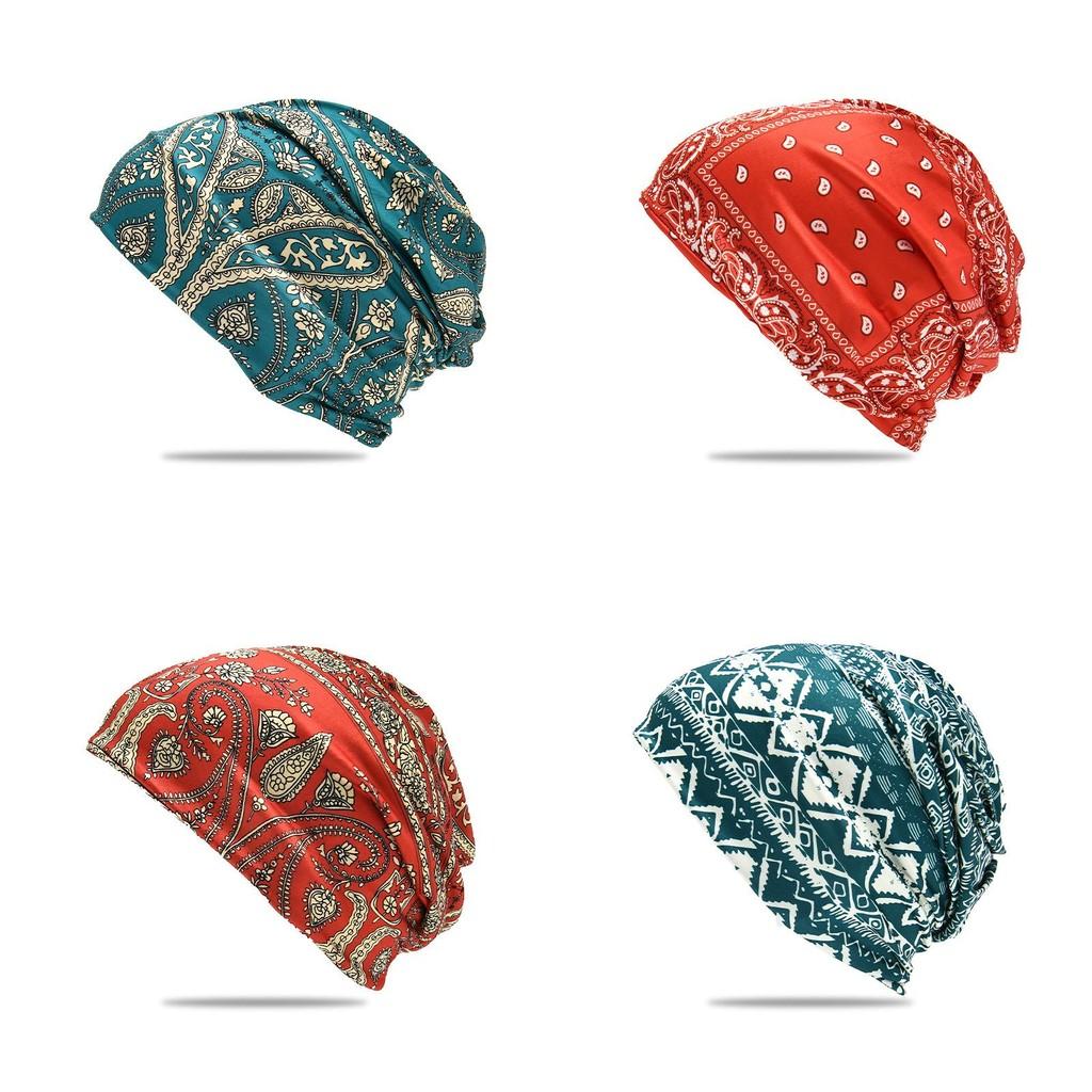 Hat Headscarf Printing Outdoor Breathable Warmth Bean Cap Unisex Hat Fashion