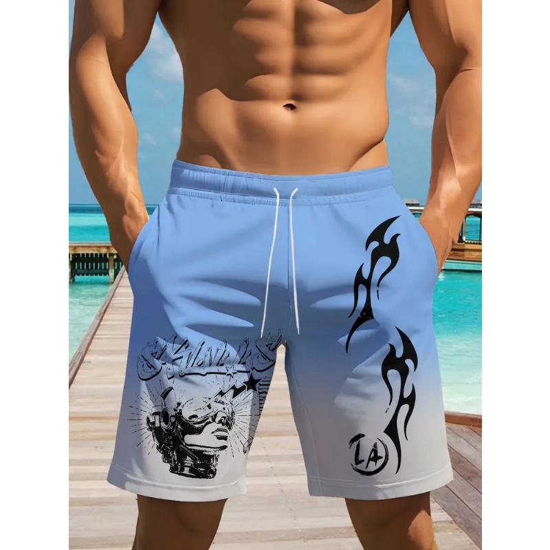 Fashionable Men's shorts3D Color-printed Abstract Shortscasual Beach Shorts