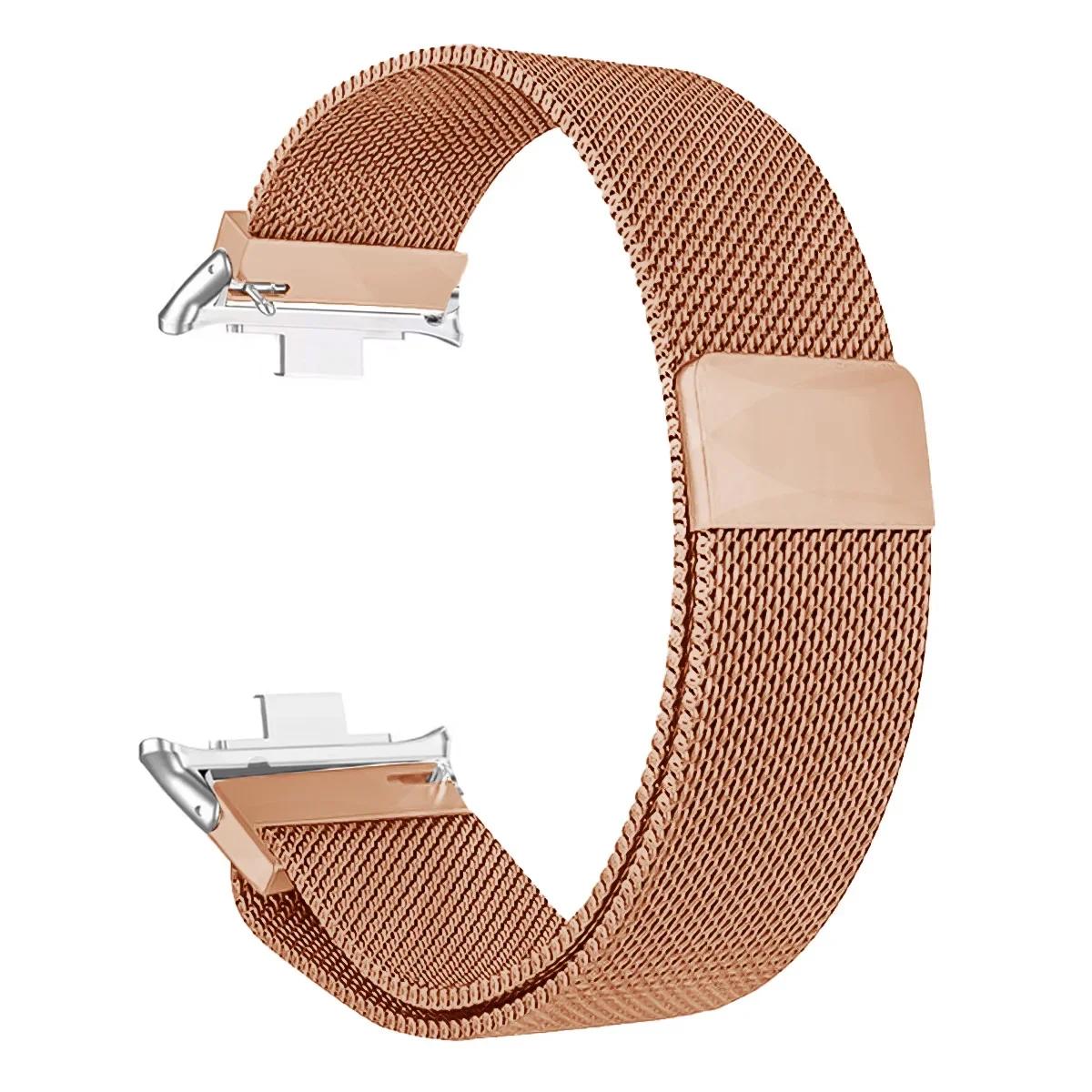 Миланский сетчатый ремешок для смарт-часов Redmi watch 5/4, браслет для Mi band 8pro/9 pro, сменный металлический ремешок-аксессуар Xiaomi Mi Band 9 Pro