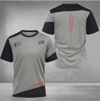 2024 Boutique Fashion Tennis Sports Short Sleeve Summer New Men's Fitness Sports Breathable T-Shirt Men's Pard