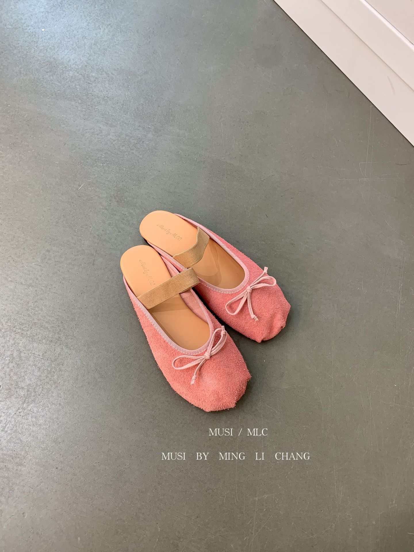 Women s Shoes Square ToeSmall SlippersThick Soft Sole French Style BowMary Jane ShoesBallet Shoes Closed ToeSlide 35