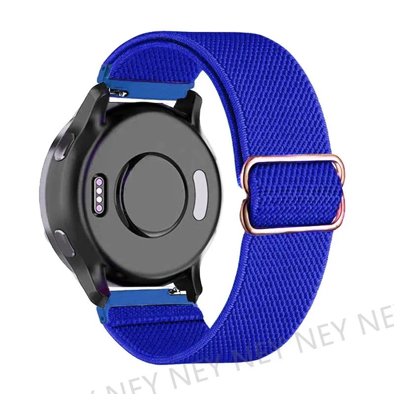 20 mm/22 mm Band für Amazfit GTS 4/2/2e/3/GTS2 Mini/GTR/4/3/Pro/GTR2/42 mm/Stratos Nylon elastisches Uhrenarmband Amazfit Bip-Armband