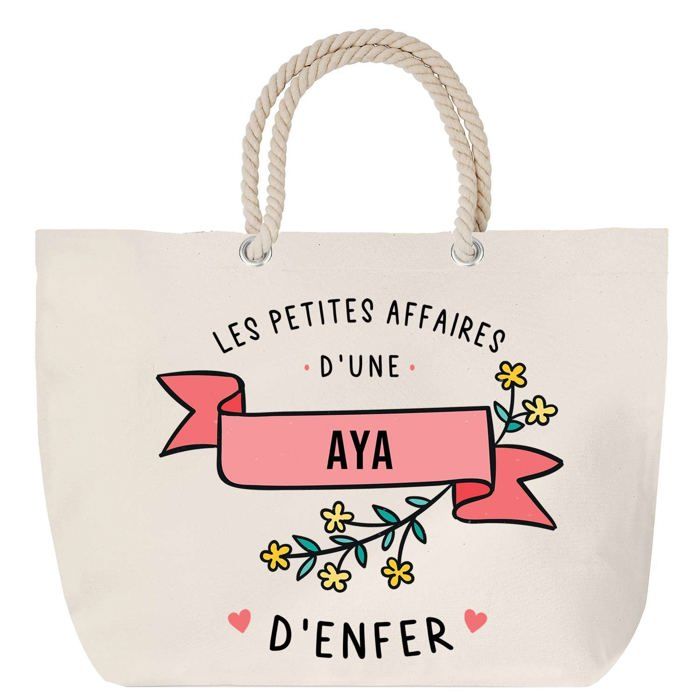 Sac de plage anse corde les Affaires d'une Aya d'Enfer Cadeau Anniversaire Noël | Grand Sac de Transport & Sport
