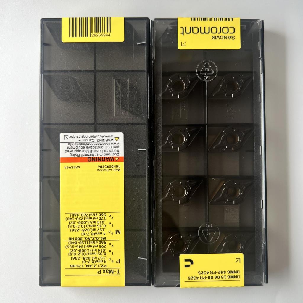 SANDVIK / DNMG150608-PR 4325 / Original Swedish hard alloy blade 10 Pcs