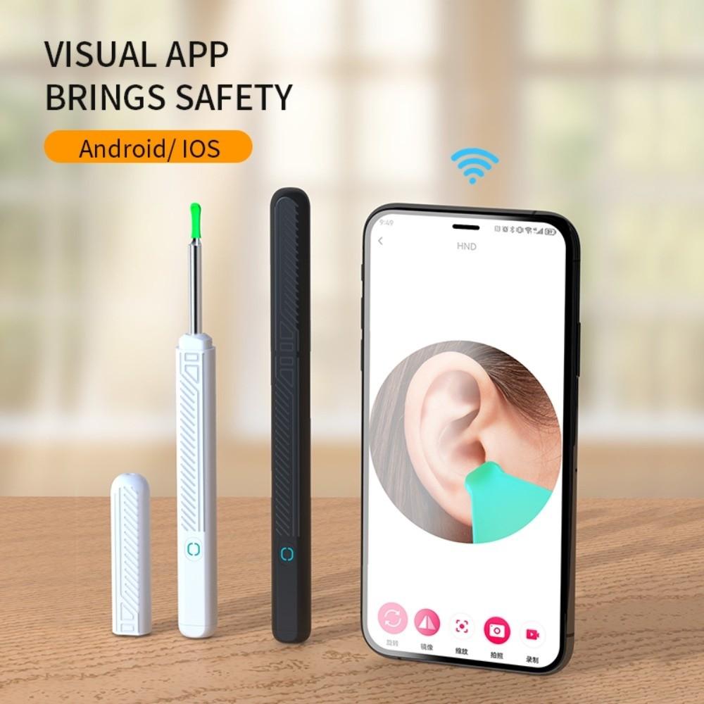 WiFi Connection Ear Wax Cleaner Mobile App Earwax Removal Endoscope Visual Ear Cleaner  Salon