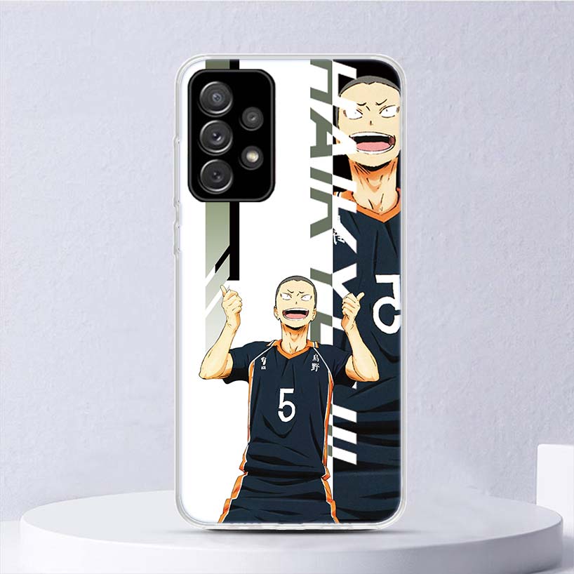 Anime Haikyuu Schulvolleyball Weiche Hülle Für Samsung Galaxy A17 A16 A26 A36 A56 A15 A14 A13 A55 A54 A53 Handyhülle A25 A35 A24