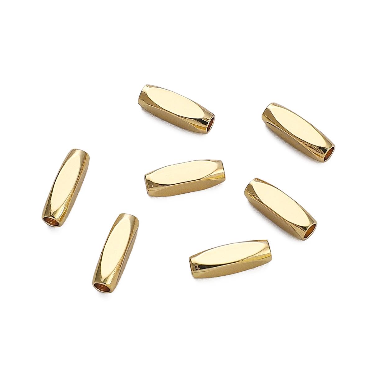 

10 шт. медная прямоугольная прямая перегородка из бисера для изготовления ювелирных изделий своими руками, аксессуары для рукоделия 3x10mm