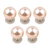 Fashion Scarf Buckles 5Pcs Fake Pearl Buttons for Clothing, Removable Decorative Brooch Pins, No Waist Tightening Pins Dresses Sew Safety Shirt
