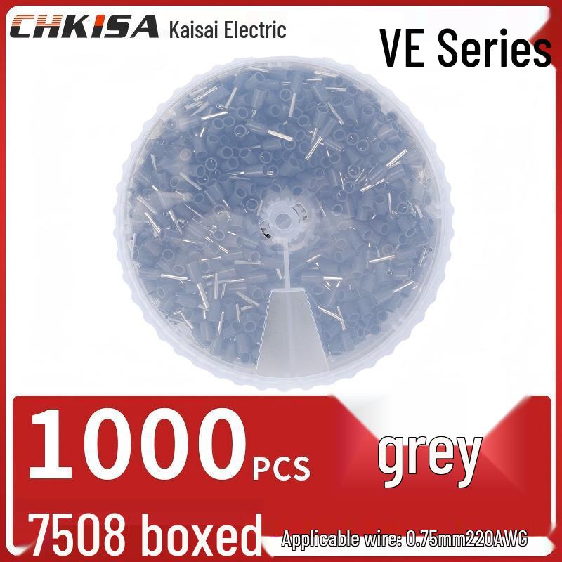 Round Tube VE Terminal Storage Box for Quick Wiring and Cold Pressed Ferrules