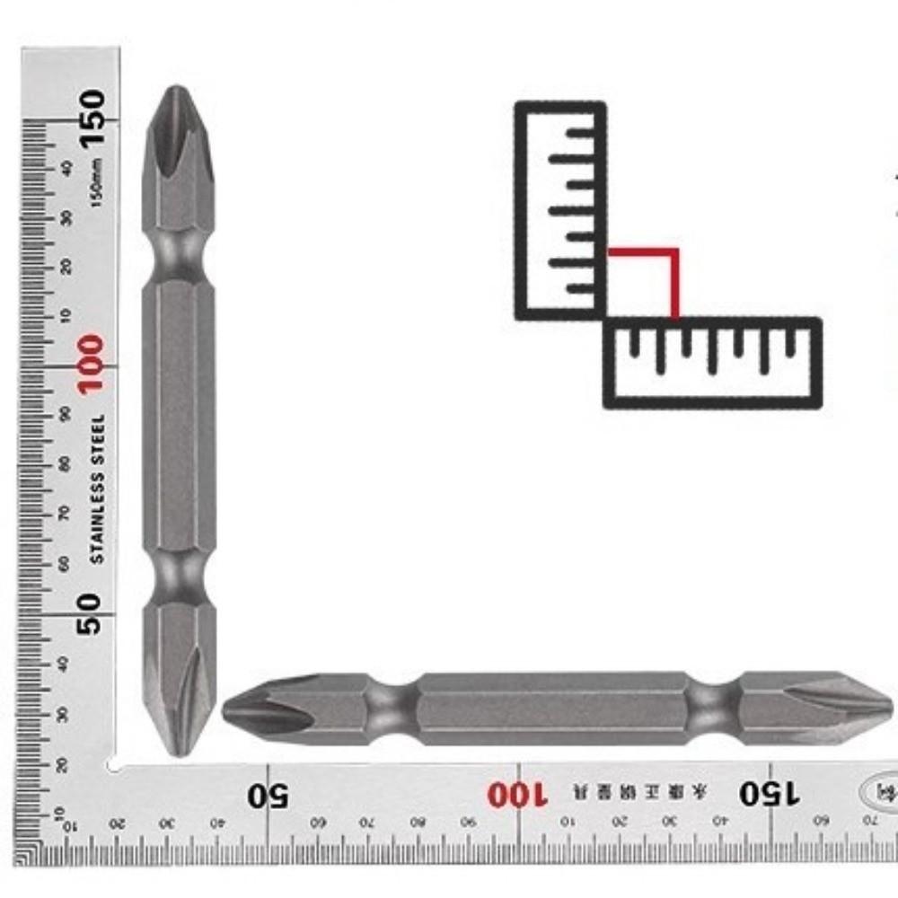 10pcs Ultra-hard Magnetic Phillips Head Screwdriver Electric Drill Tungsten Carbide Bit Set