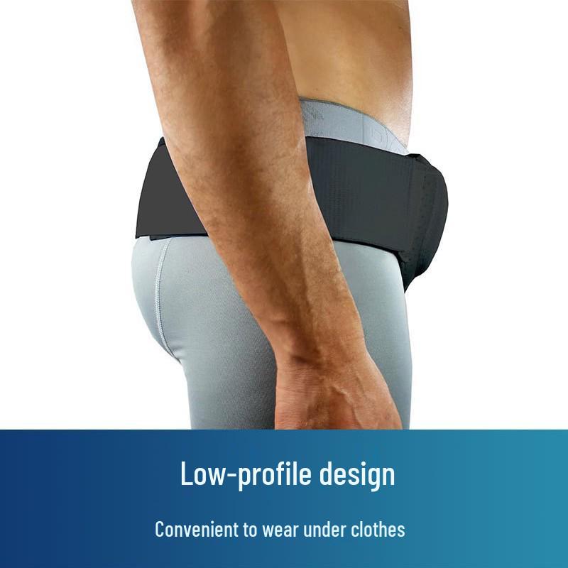 Herren Einseitiger Leistenbruch Stützgürtel mit Polster für ältere Menschen