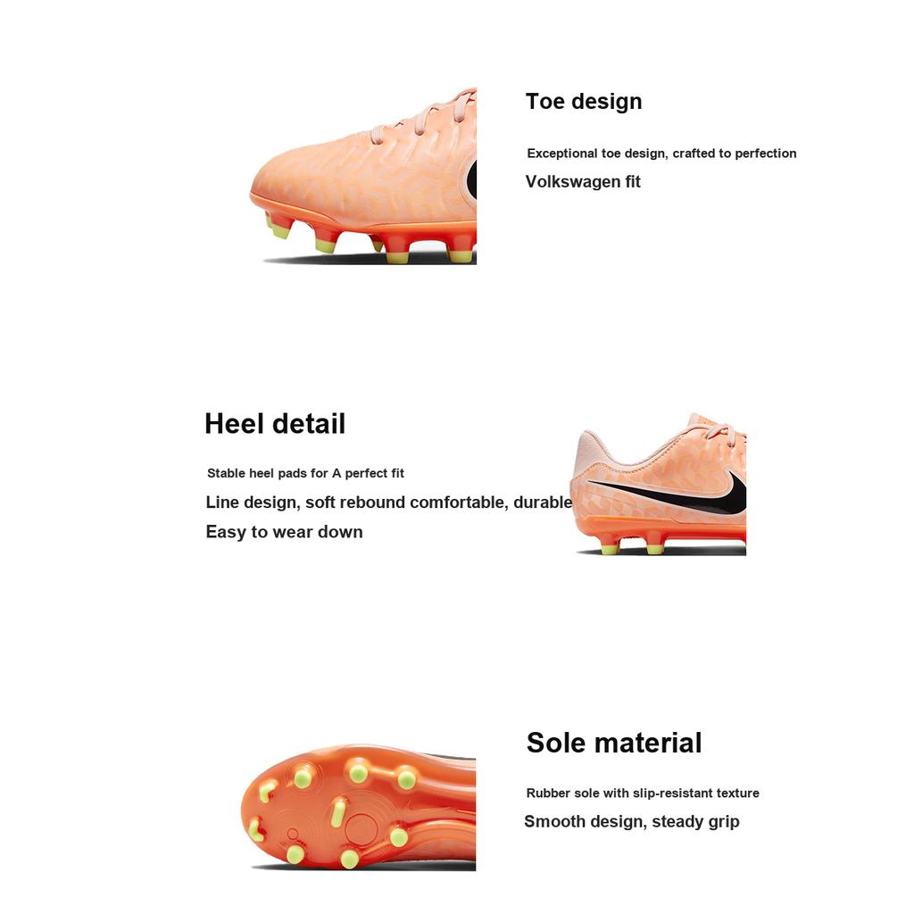 Nike Tiempo Legend 10 Academy MG GS Guava Ice Çocuk Spor Ayakkabı Turuncu Siyah DZ3188-800