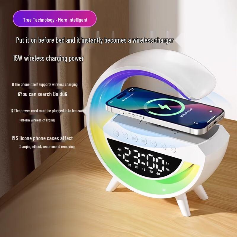 Multi-functional Smart Desk Lamp with Wireless Charging