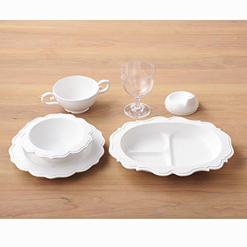 Reale Series - Full Set (5-Piece) Children's Dinnerware Set (White)