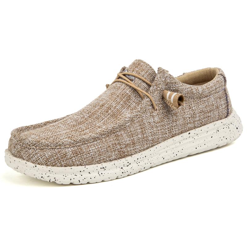 Large Size Fashion Men Canvas Casual Shoes Loafers Slip On Driving Shoes Moccasins Men Flats Shoes