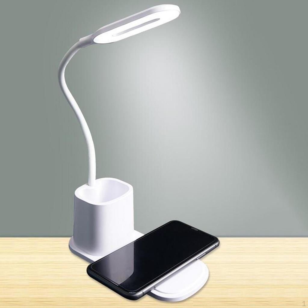 Desk Bedside Lamp Powerful Led for Bedroom, Living Room, Bedroom