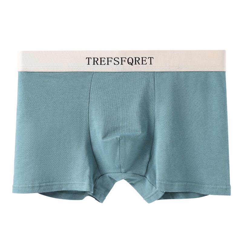 Men's Breathable Cotton Graphene Mid-Waist Boxer Briefs
