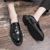 Designerskie Skórzane Męskie Luksusowe Białe Wizytowe Markowe Do Prowadzenia Samochodu Czarne Mokasyny dla Mężczyzn Mokasyny Włoskie Casual Ślubne Biurowe Buty Męskie