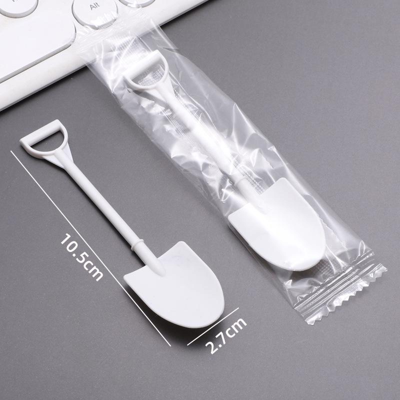Thickened Disposable Dessert Spoon for Ice Cream, Yogurt, Jelly, Cake, and Roasted Sweet Potato