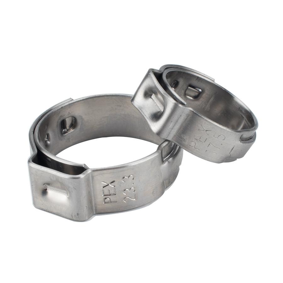 42PCS Single Ear Stainless Steel Car Hydraulic Hose Clamps O-Clips Pipe Fuel Air Pipe Clamp with Pliers Tool