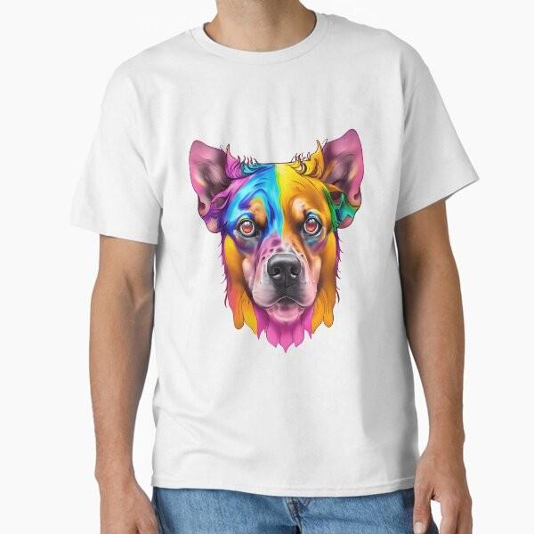 

Rainbow Pup 2 Classic T-Shirt T-Shirt Made in US/AUS Size S-2XL Unisex T-Shirt L