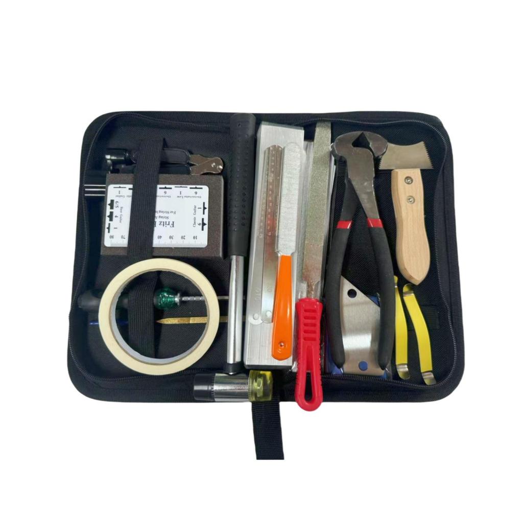 31-Piece Guitar Repair Tool Set - Includes Accessories for Guitar and Fret Installation
