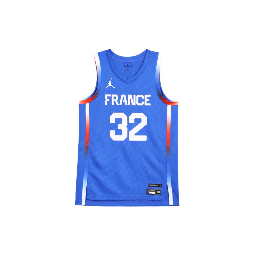 New JORDAN Victor Wembanyama France Limited Road Men's JORDAN Basketball Replica Jersey HF7308-405
