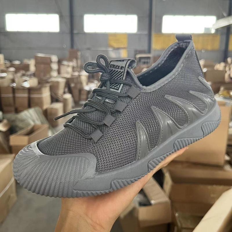Shoes Men's mesh summer breathable and non-smelly feet Running sports shoes Fashion mesh cloth shoes Casual work shoes Men's shoes