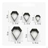 5 Pieces Rhombus Cutting Die | Repeatable Cuts, DiamondShaped Metal Die, Easy to Position,