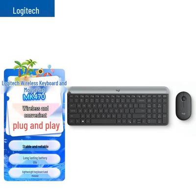 Logitech MK470 İnce Kablosuz Klavye ve Fare Seti