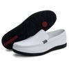 Outdoor Male Driving Loafers Genuine Leather Mens Casual Shoes Handmade Slip on Walking Shoes Breathable Driving Flats Moccasins