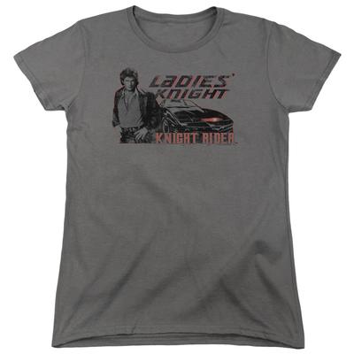 Knight Rider Damen Knight Damen T-Shirt Anthrazit