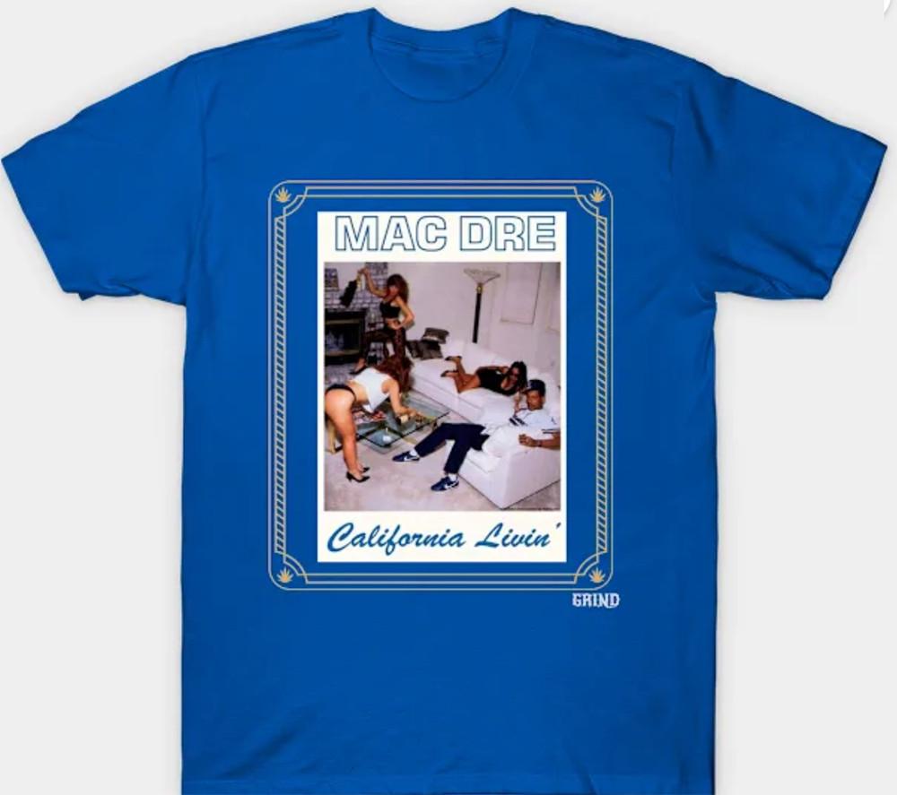 

Mac Dre Short Sleeve Mens Size S-3XL Blue Fan Art Bay Area Music Unisex T-Shirt L