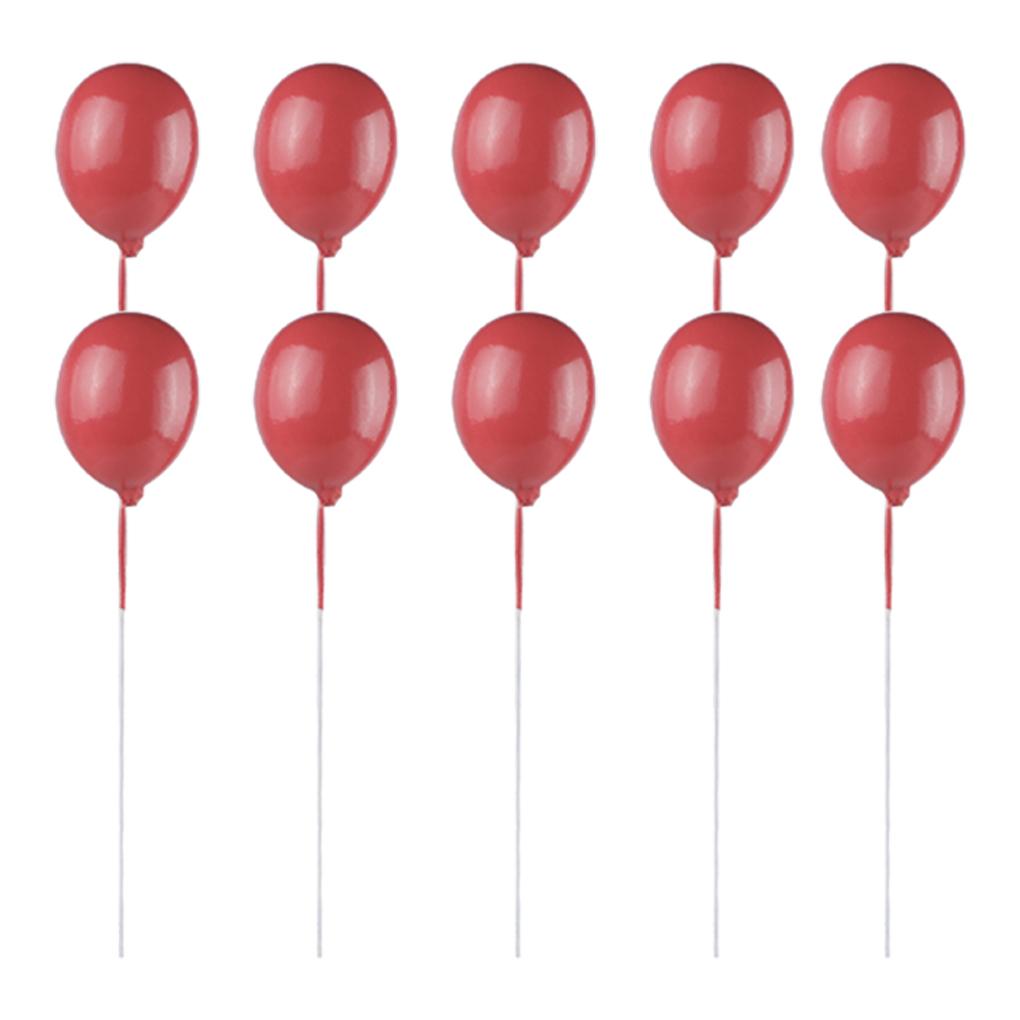 1 Set Kleine Kuchendekorationszubehör Ballonständer Backset Schaum Alles Gute zum Geburtstag Dekorationen Partygeschenke Hochzeitsdekor für DIY