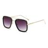Stylish Men's Square Frame Sunglasses Inspired by Iron Man and Spider-Man - Trendy European and American Design, Large Frame