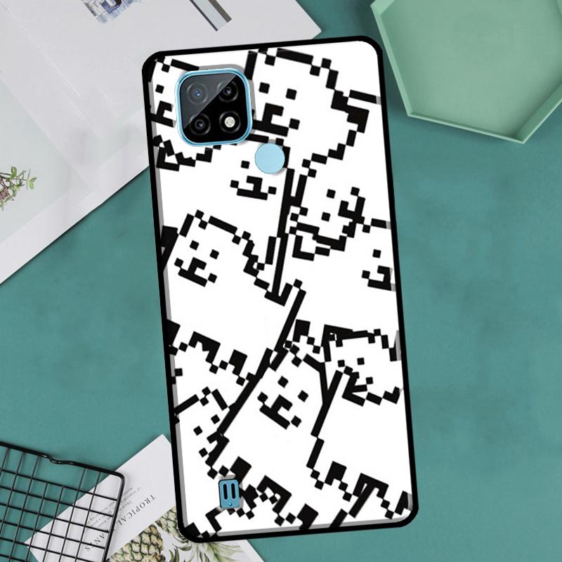 Undertale Annoying Dog Case For OnePlus Nord 2 9 10 Pro 9R 10R 8T Cover For Realme GT Master Neo 2 3 8i 9i 8 Pro