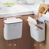 Ecoco Wandmontierter Küchenmülleimer mit Deckel für den Gebrauch zu Hause oder im Badezimmer