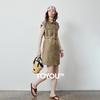 Women's Workwear Sleeveless A-Line Midi Dress