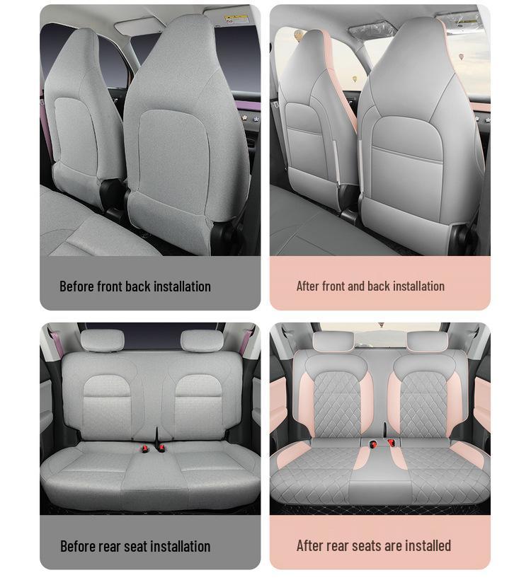 Leapmotor T03 Universal Leather Car Seat Cushion Set - All-Season Fit
