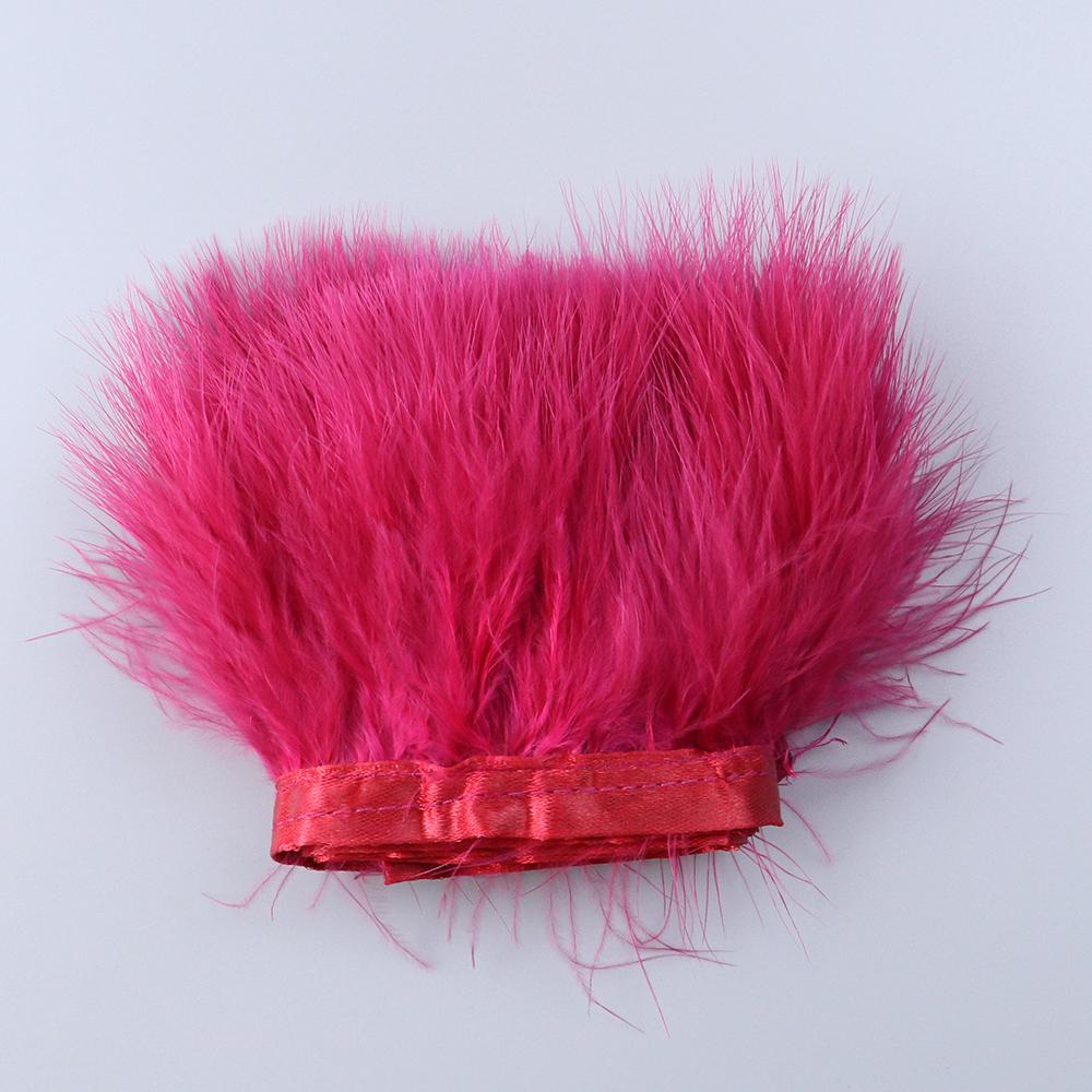 1Meters Furry Turkey Feathers Trim Ribbon White Natural Plumes For Traditional Holiday Dress Sewing Plumas Accessories