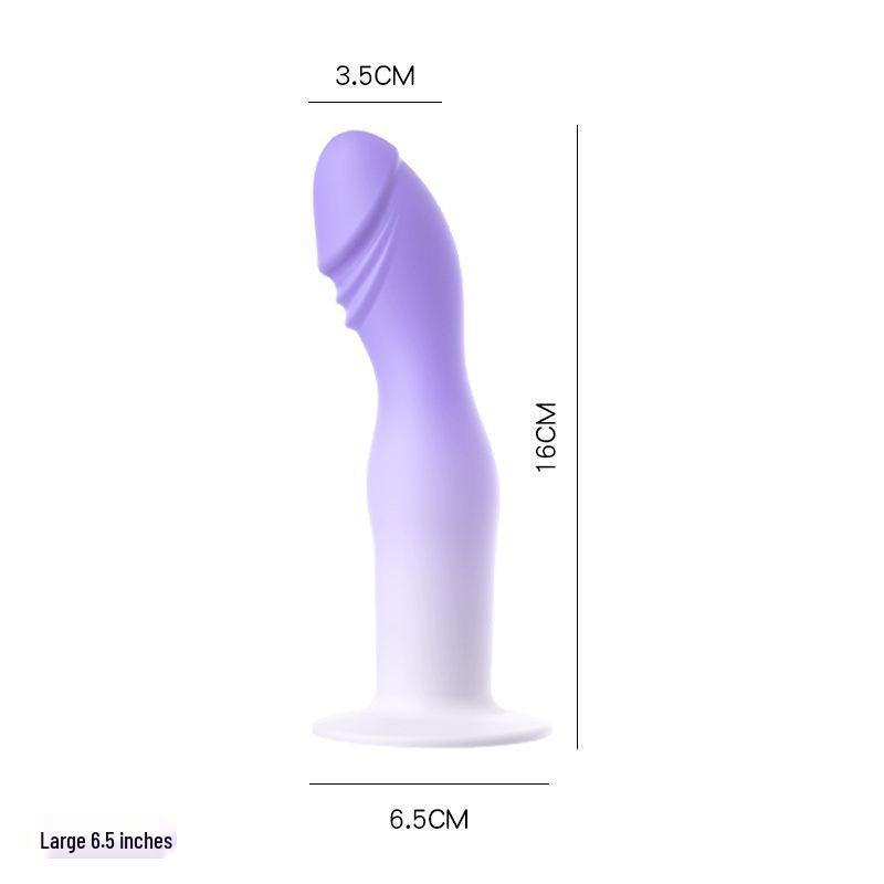 Gradient Silicone Female Masturbator Toy