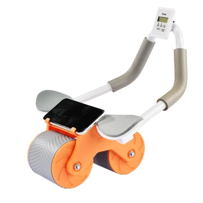 Multi-use Automatic Rebound Ab Wheel Trainer - Elbow Support for Home Abs Workout