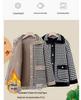 Mom's Stylish Fleece-Lined Thickened Jacket 2025: Autumn/Winter Slimming Cotton Coat for Middle-Aged Women