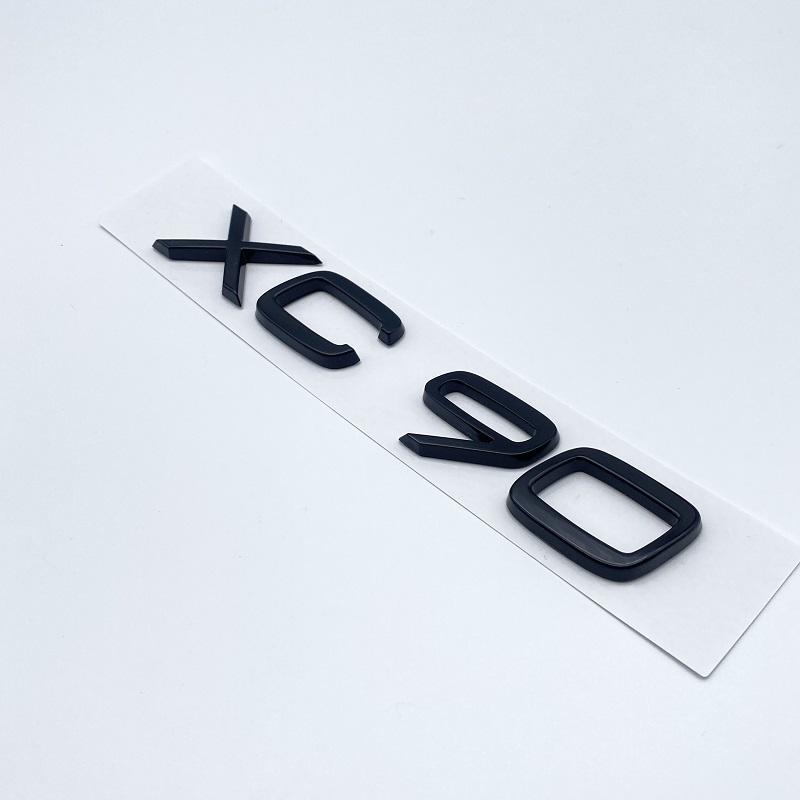 dgwxr9 New 3D Car Styling B5 B6 T5 T6 V8 AWD Rear Trunk Tail Logo Emblem Sticker for VOLVO XC90 Chrome Black Badge