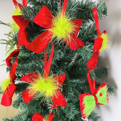 Christmas Plush Pendants,  Bows, Christmas Tree Decorations, Indoor Scene Arrangements, Photo Props