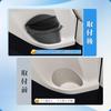 Coleya Sliding Door Box for Toyota Alphard 40 Series/Vellfire 40 Series (2023~) - 2nd Row Trash Can, Push-Type Door Trash Can, with Flavor Bag, 2-Pack