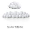 Silicone Mouse Pad & Leather Wrist Rest Combo